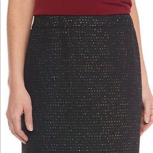 Womens Plus Size Nine West Multicolor Pencil Skirt